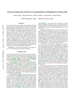Neural Diarization with Non-autoregressive Intermediate Attractors