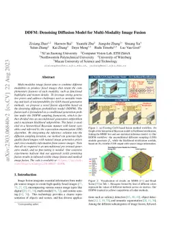 DDFM: Denoising Diffusion Model for Multi-Modality Image Fusion