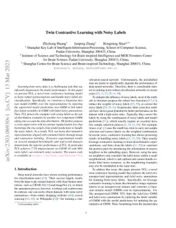 Twin Contrastive Learning with Noisy Labels