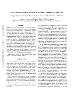 Quantile Online Learning for Semiconductor Failure Analysis