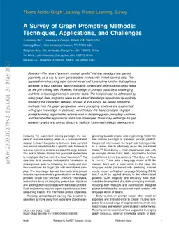 A Survey of Graph Prompting Methods: Techniques, Applications, and
  Challenges
