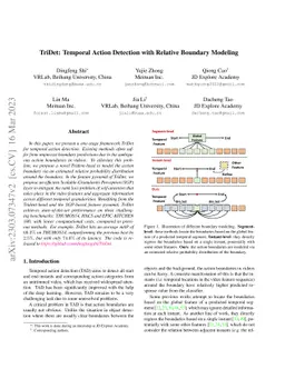 TriDet: Temporal Action Detection with Relative Boundary Modeling