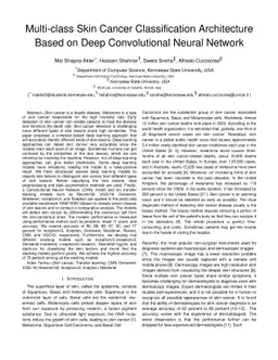 Multi-class Skin Cancer Classification Architecture Based on Deep
  Convolutional Neural Network