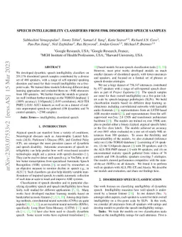 Speech Intelligibility Classifiers from 550k Disordered Speech Samples