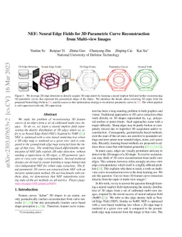NEF: Neural Edge Fields for 3D Parametric Curve Reconstruction from
  Multi-view Images