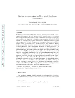Feature representations useful for predicting image memorability