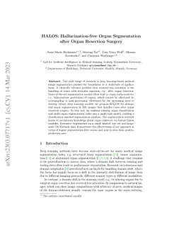 HALOS: Hallucination-free Organ Segmentation after Organ Resection
  Surgery