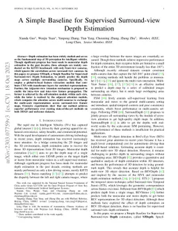 Adjacent-view Transformers for Supervised Surround-view Depth Estimation