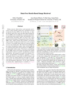 Data-Free Sketch-Based Image Retrieval