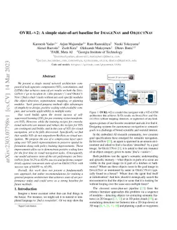 OVRL-V2: A simple state-of-art baseline for ImageNav and ObjectNav