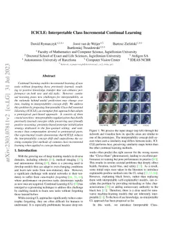 ICICLE: Interpretable Class Incremental Continual Learning