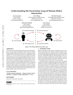 Understanding the Uncertainty Loop of Human-Robot Interaction