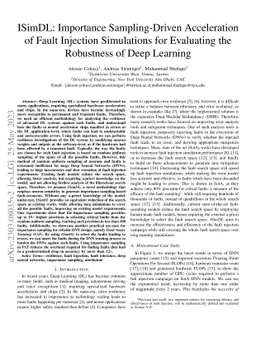 ISimDL: Importance Sampling-Driven Acceleration of Fault Injection
  Simulations for Evaluating the Robustness of Deep Learning