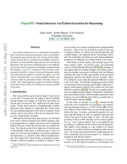 ViperGPT: Visual Inference via Python Execution for Reasoning