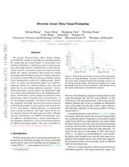 Diversity-Aware Meta Visual Prompting