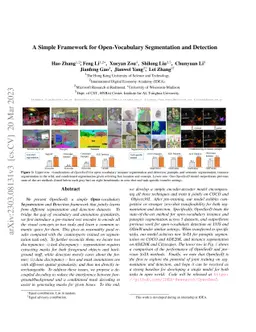 A Simple Framework for Open-Vocabulary Segmentation and Detection