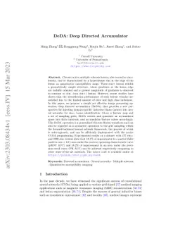 DeDA: Deep Directed Accumulator