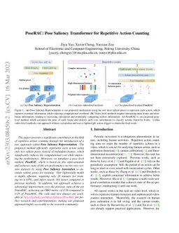 PoseRAC: Pose Saliency Transformer for Repetitive Action Counting