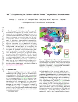 RICO: Regularizing the Unobservable for Indoor Compositional
  Reconstruction