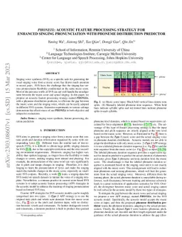 PHONEix: Acoustic Feature Processing Strategy for Enhanced Singing
  Pronunciation with Phoneme Distribution Predictor