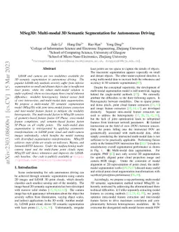 MSeg3D: Multi-modal 3D Semantic Segmentation for Autonomous Driving