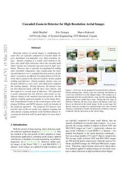 Cascaded Zoom-in Detector for High Resolution Aerial Images