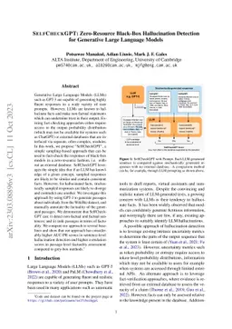 SelfCheckGPT: Zero-Resource Black-Box Hallucination Detection for
  Generative Large Language Models