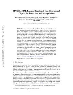 HANDLOOM: Learned Tracing of One-Dimensional Objects for Inspection and
  Manipulation