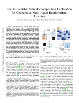 SVDE: Scalable Value-Decomposition Exploration for Cooperative
  Multi-Agent Reinforcement Learning