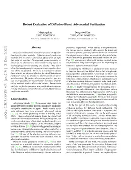 Robust Evaluation of Diffusion-Based Adversarial Purification