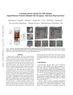 Learning a Room with the Occ-SDF Hybrid: Signed Distance Function
  Mingled with Occupancy Aids Scene Representation