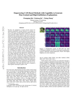 Empowering CAM-Based Methods with Capability to Generate Fine-Grained
  and High-Faithfulness Explanations