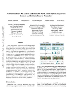 NeRFtrinsic Four: An End-To-End Trainable NeRF Jointly Optimizing
  Diverse Intrinsic and Extrinsic Camera Parameters