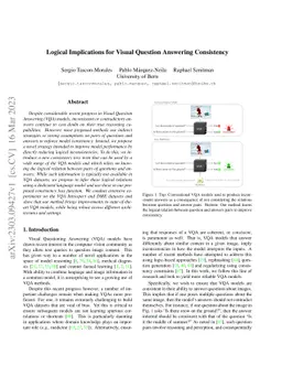 Logical Implications for Visual Question Answering Consistency