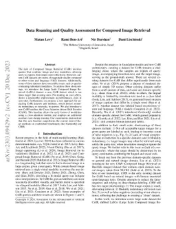Data Roaming and Quality Assessment for Composed Image Retrieval