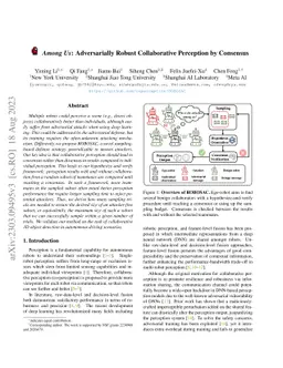 Among Us: Adversarially Robust Collaborative Perception by Consensus