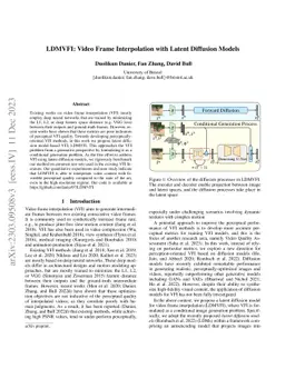 LDMVFI: Video Frame Interpolation with Latent Diffusion Models