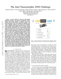The Intel Neuromorphic DNS Challenge