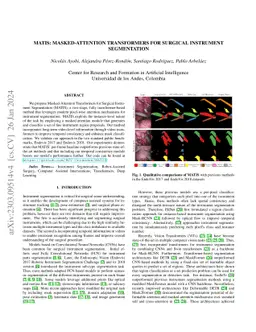MATIS: Masked-Attention Transformers for Surgical Instrument
  Segmentation