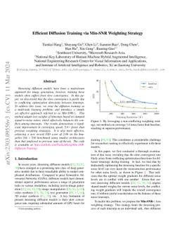 Efficient Diffusion Training via Min-SNR Weighting Strategy