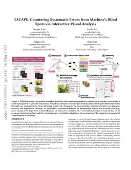 ESCAPE: Countering Systematic Errors from Machine's Blind Spots via
  Interactive Visual Analysis