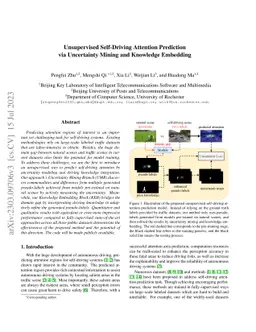 Unsupervised Self-Driving Attention Prediction via Uncertainty Mining
  and Knowledge Embedding