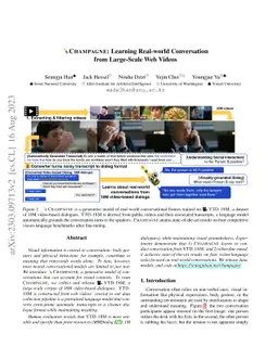 CHAMPAGNE: Learning Real-world Conversation from Large-Scale Web Videos