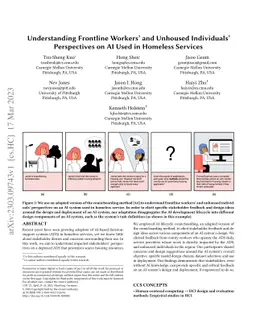 Understanding Frontline Workers' and Unhoused Individuals' Perspectives
  on AI Used in Homeless Services