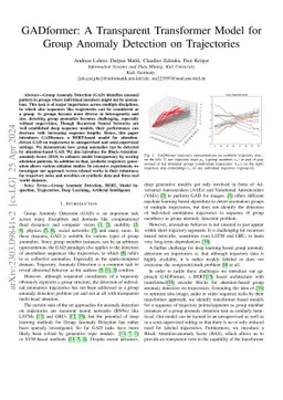 GADformer: A Transparent Transformer Model for Group Anomaly Detection
  on Trajectories