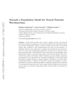 Towards a Foundation Model for Neural Network Wavefunctions