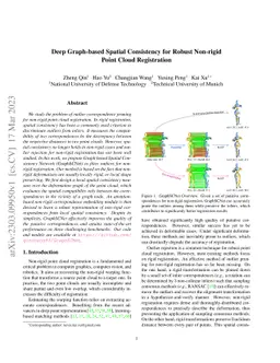 Deep Graph-based Spatial Consistency for Robust Non-rigid Point Cloud
  Registration