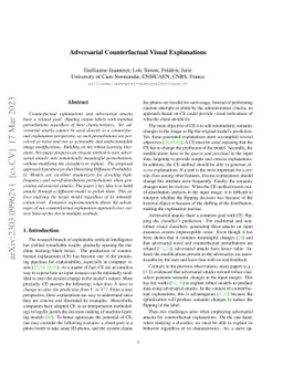 Adversarial Counterfactual Visual Explanations