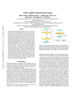 LION: Implicit Vision Prompt Tuning