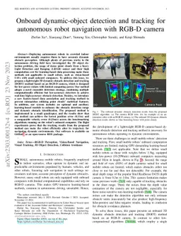 Onboard dynamic-object detection and tracking for autonomous robot
  navigation with RGB-D camera